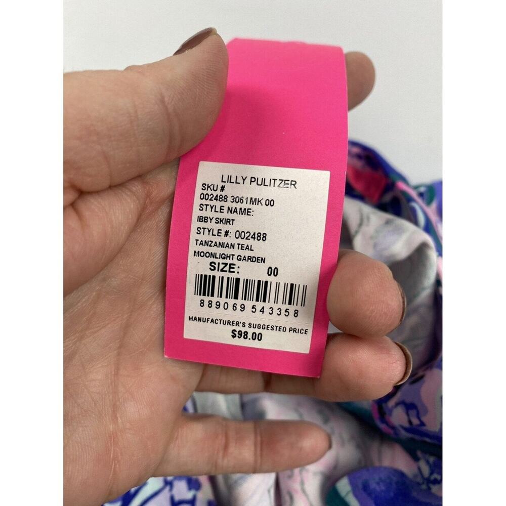 Women's Lilly Pulitzer Ibby Skirt Size 00 New with tags - Picture 4 of 7